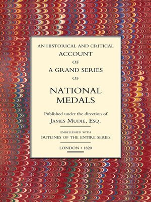 cover image of Historical and Critical Account of a Grand Series of National Medals